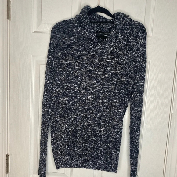 ARMANI EXCHANGE Woman’s XS gray mareled cowl neck sweater - Picture 1 of 5